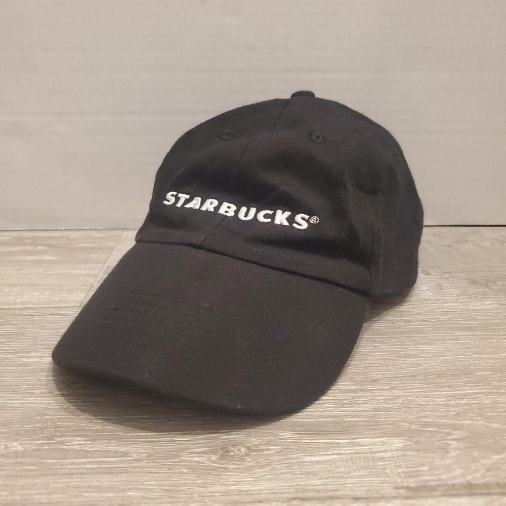 Starbucks Black Baseball Cap Barista‎ Team Member Hat Uniform Adjustable